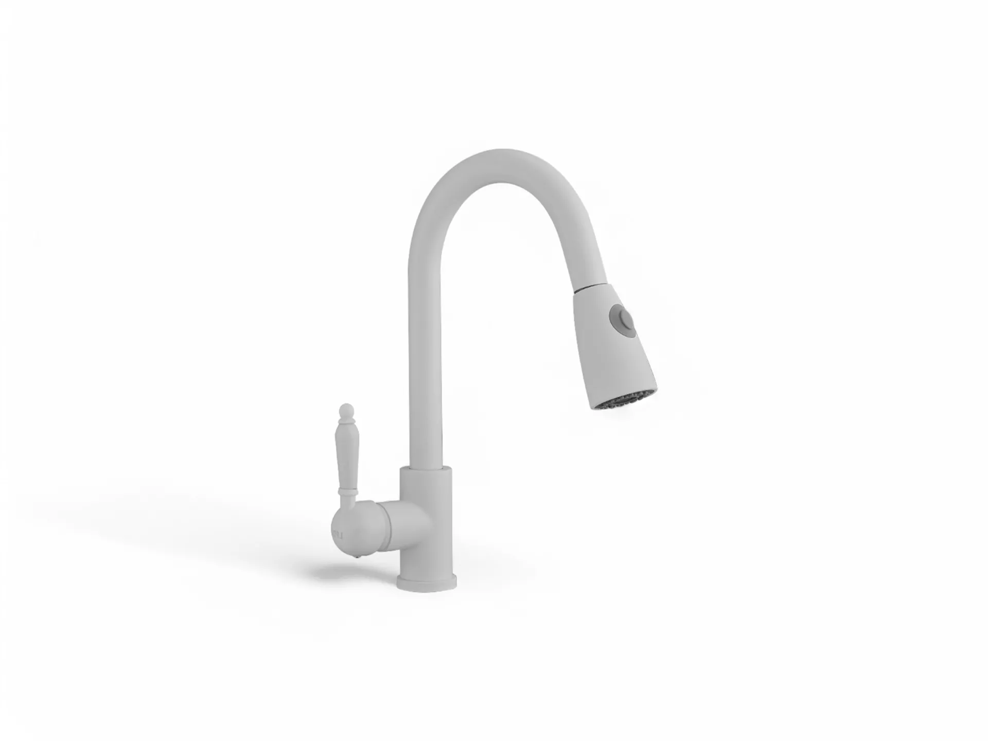 White Spiral Sink Faucet SPR-102
