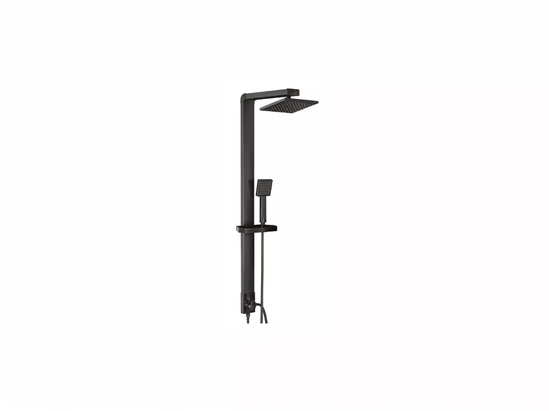 Ayaklı Siyah Panel Duş Takımı PAN-006