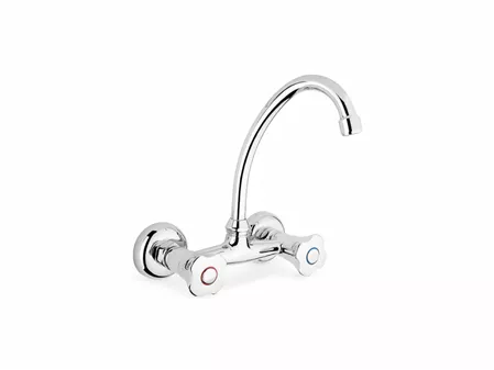 Turnable Spout Wall Sink Mixer GZM-103