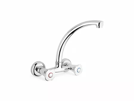Turnable Spout Wall Sink Mixer GZM-104