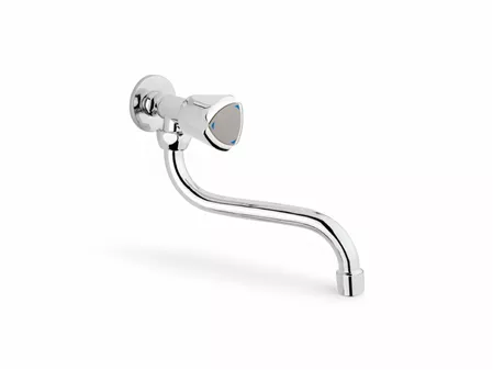 Wall Mounted Single Sink Tap S Pipe SNM-114